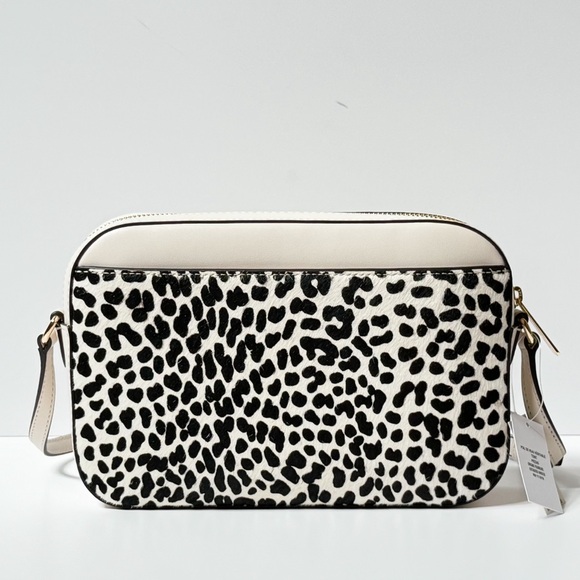 Michael Kors Jet Set Iten Chain Crossbody Bag Light Cream Multi Exotic Hair Calf - Picture 2 of 16